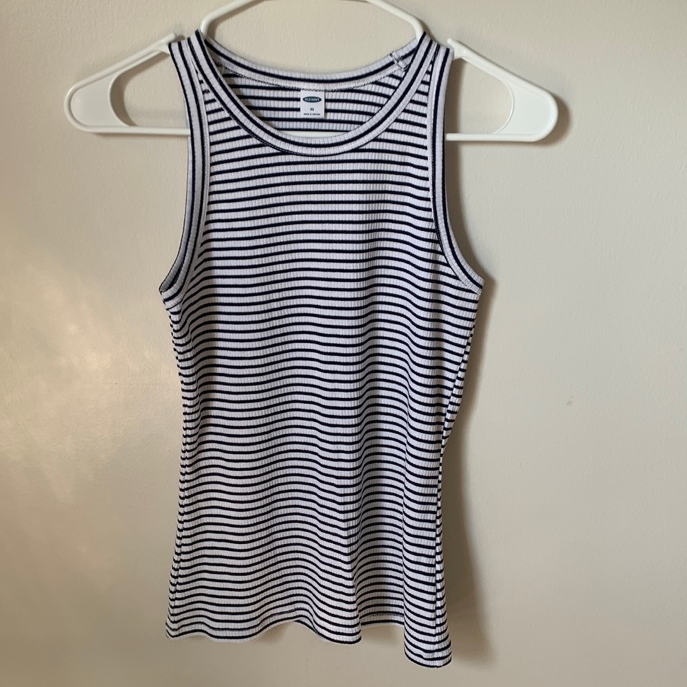 Classic Striped Tank- Like New